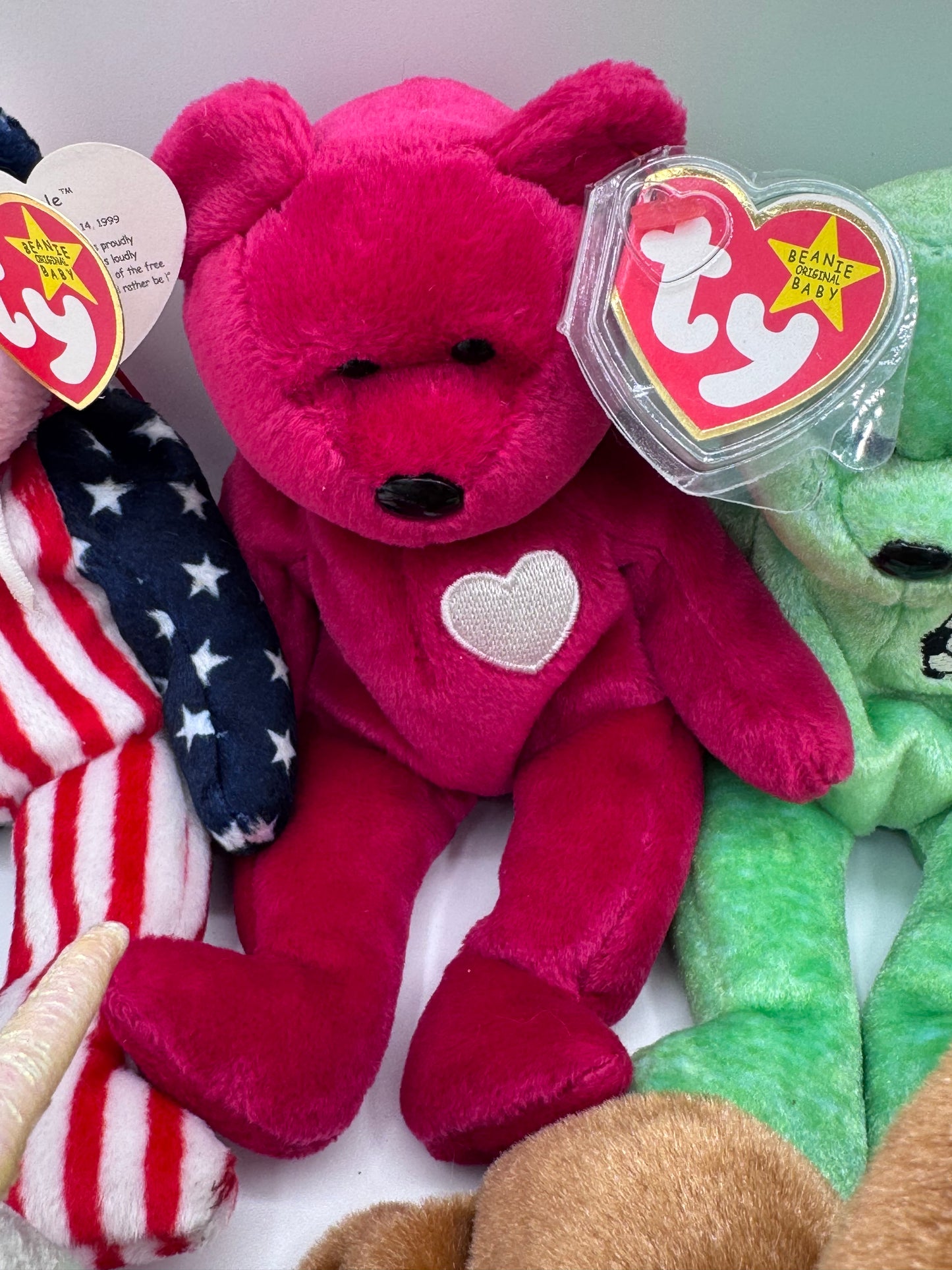 Beanie Babies TY-Hang Tag 5th Gen & Tush Tag 7th Gen Set of 15 babies