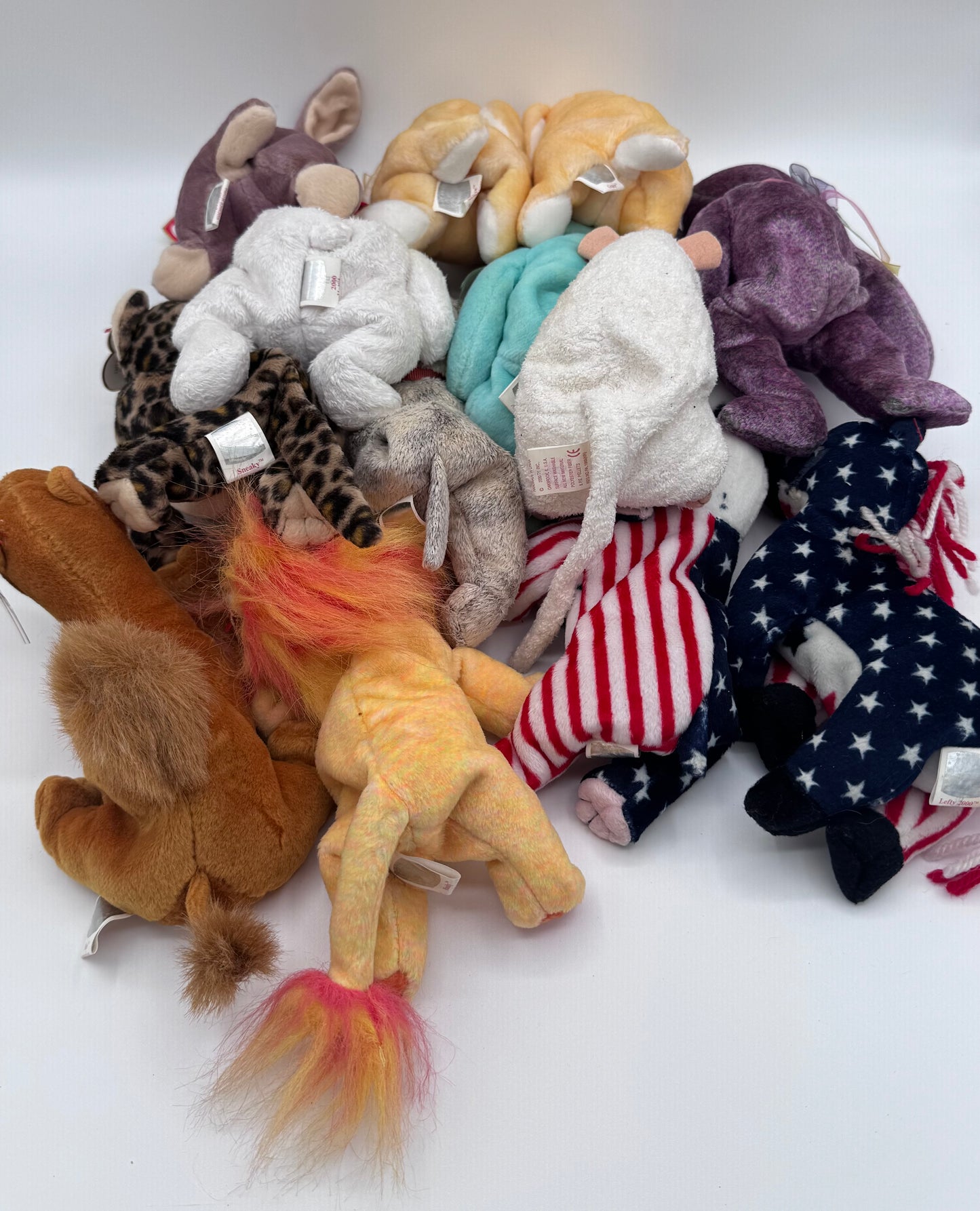 Beanie Babies TY-Hang Tag 6th Gen & Tush Tag 9th Gen Set of 13