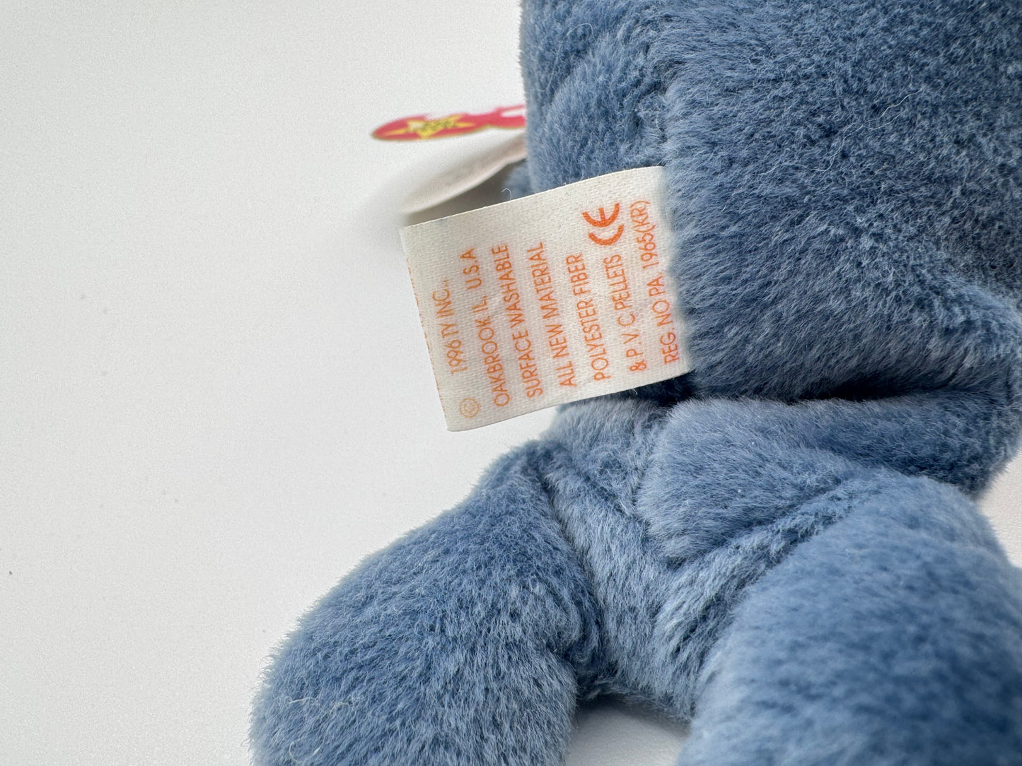 Beanie Baby Echo Error Mislabled Waves on Hang Tag 4 and Tush Tag 3