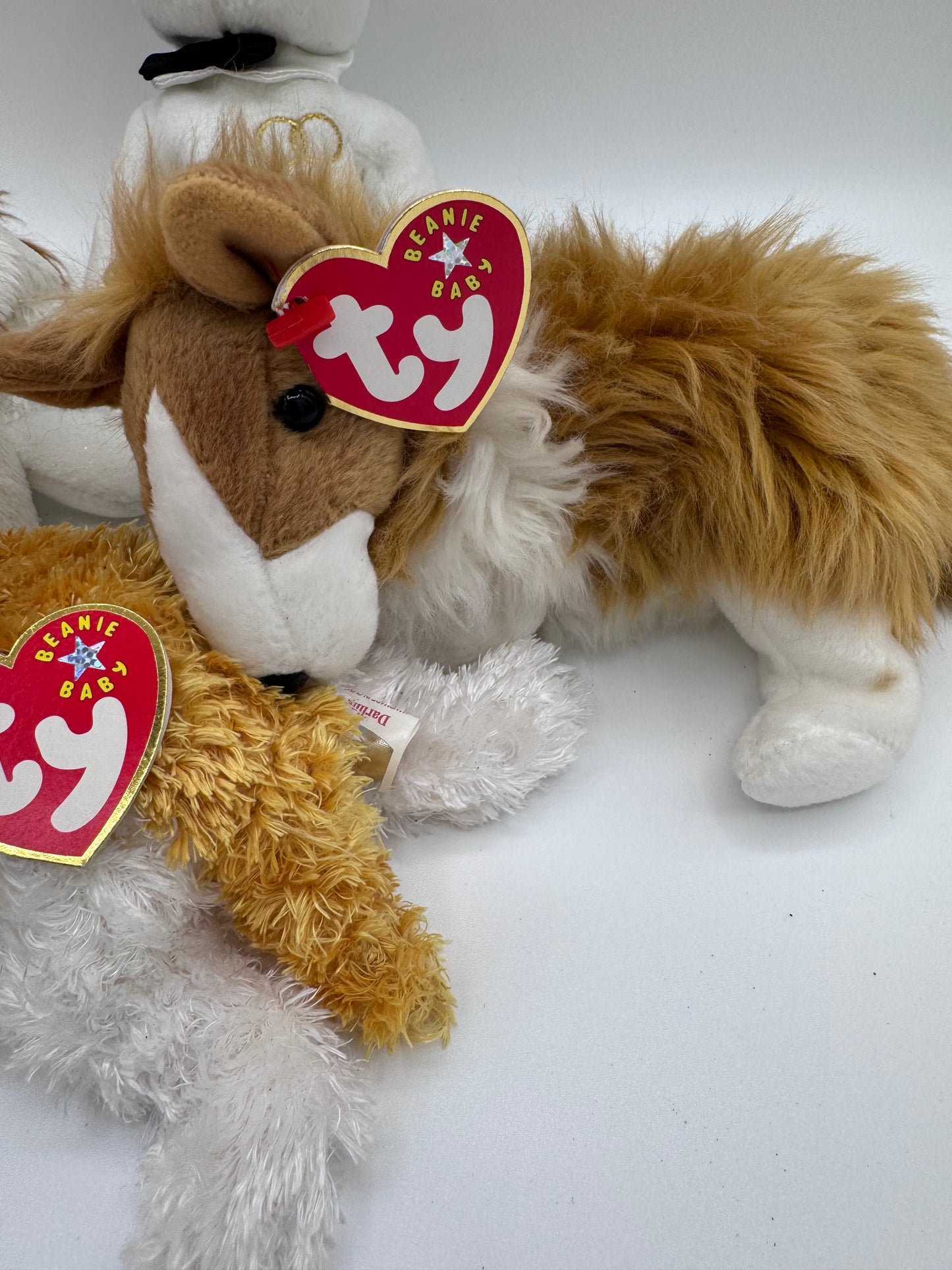 Beanie Babies TY -Hang Tag 8th Gen & Tush Tag 10th Gen Set of 4 Babies