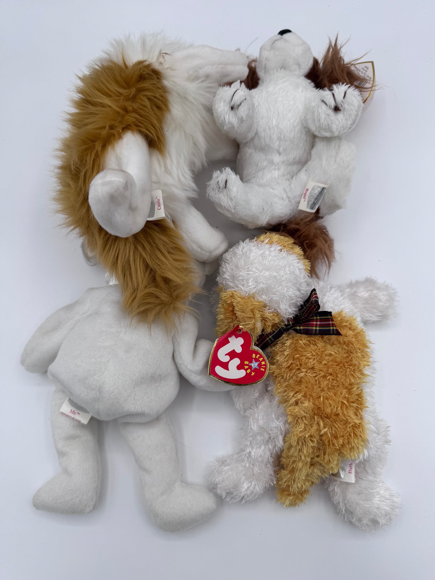 Beanie Babies TY -Hang Tag 8th Gen & Tush Tag 10th Gen Set of 4 Babies