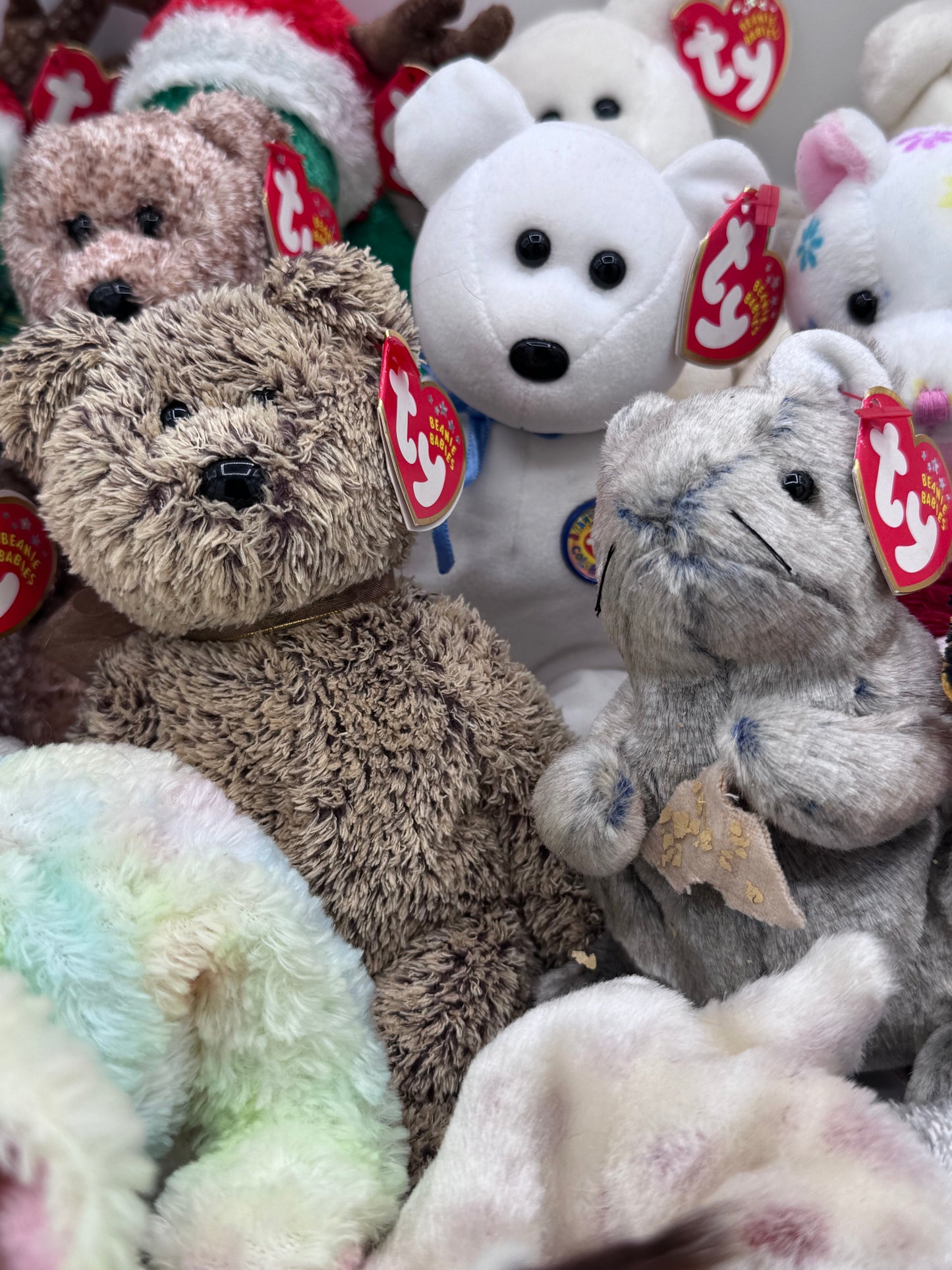 Beanie Babies TY -Hang Tag 10th Gen & Tush Tag 11th Gen Set of 17 Babies