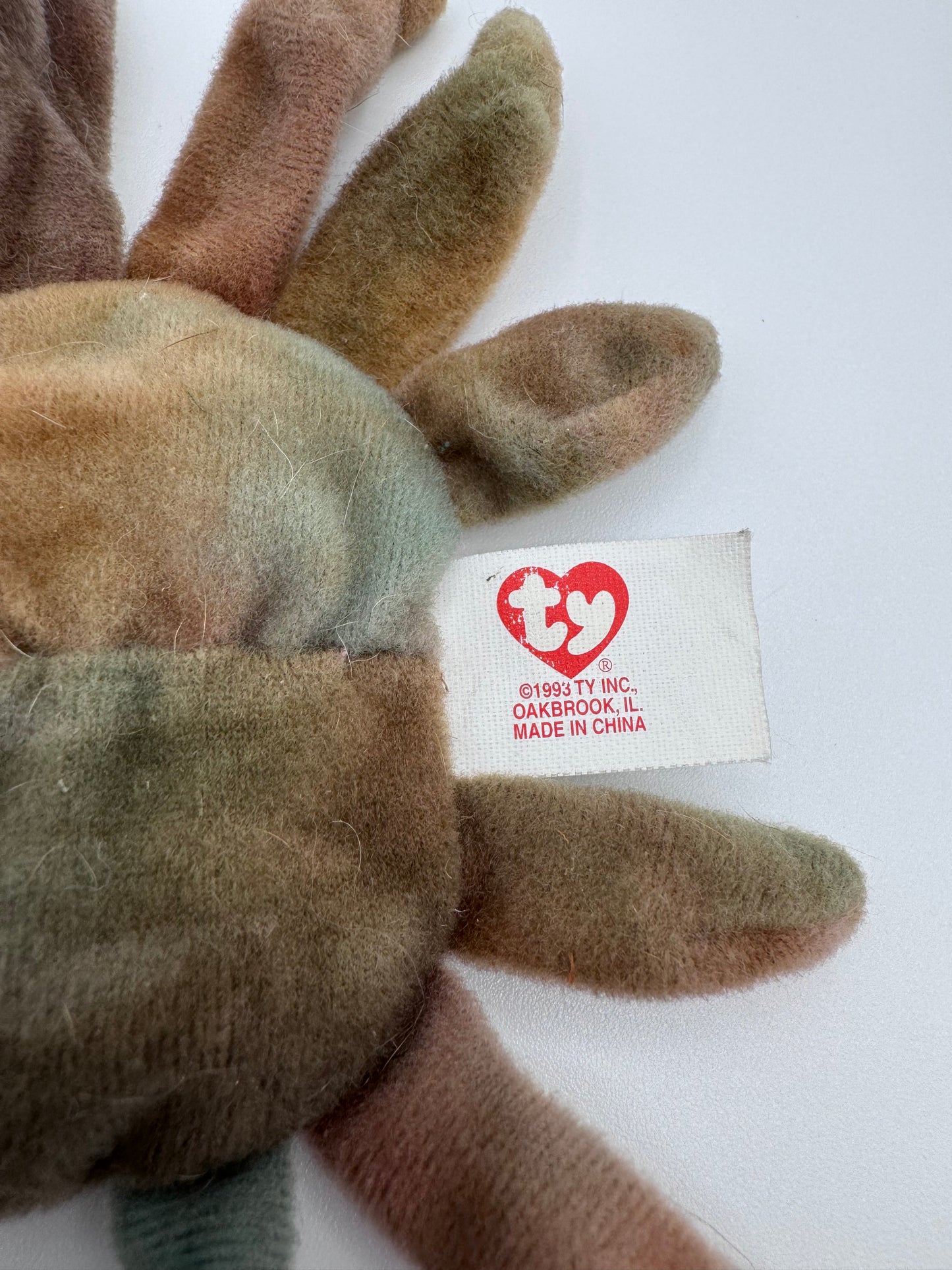 McDonalds Teenie Beanie Babies TY - Peanut & Claude the Crab Set of 2