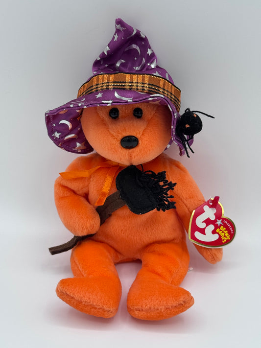 Beanie Baby TY - Prunella Bear Tag 13th Gen & Tush Tag 13th Gen