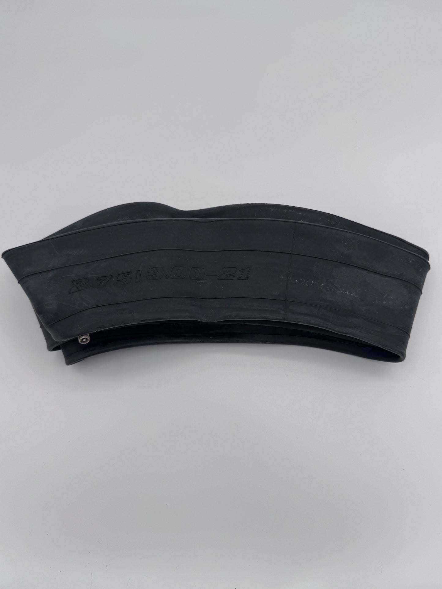 MOTORCYCLE TIRE INNER TUBE - 2.75 / 3.00-21 INCH CENTER METAL VALVE