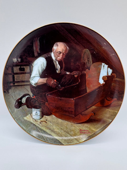 Grandpa’s Gift Norman Rockwell 1987 Collector Plate