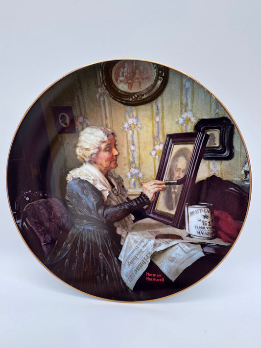 Grandma’s Love 1988 Norman Rockwell Collector Plate