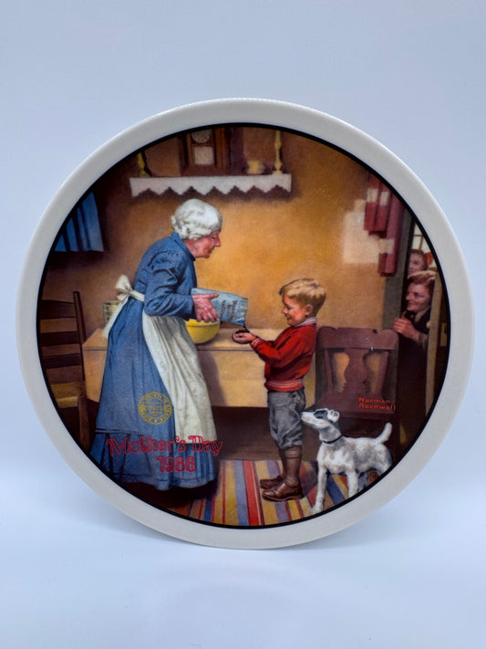 The Pantry Raid 1986 Norman Rockwell Collector Plate