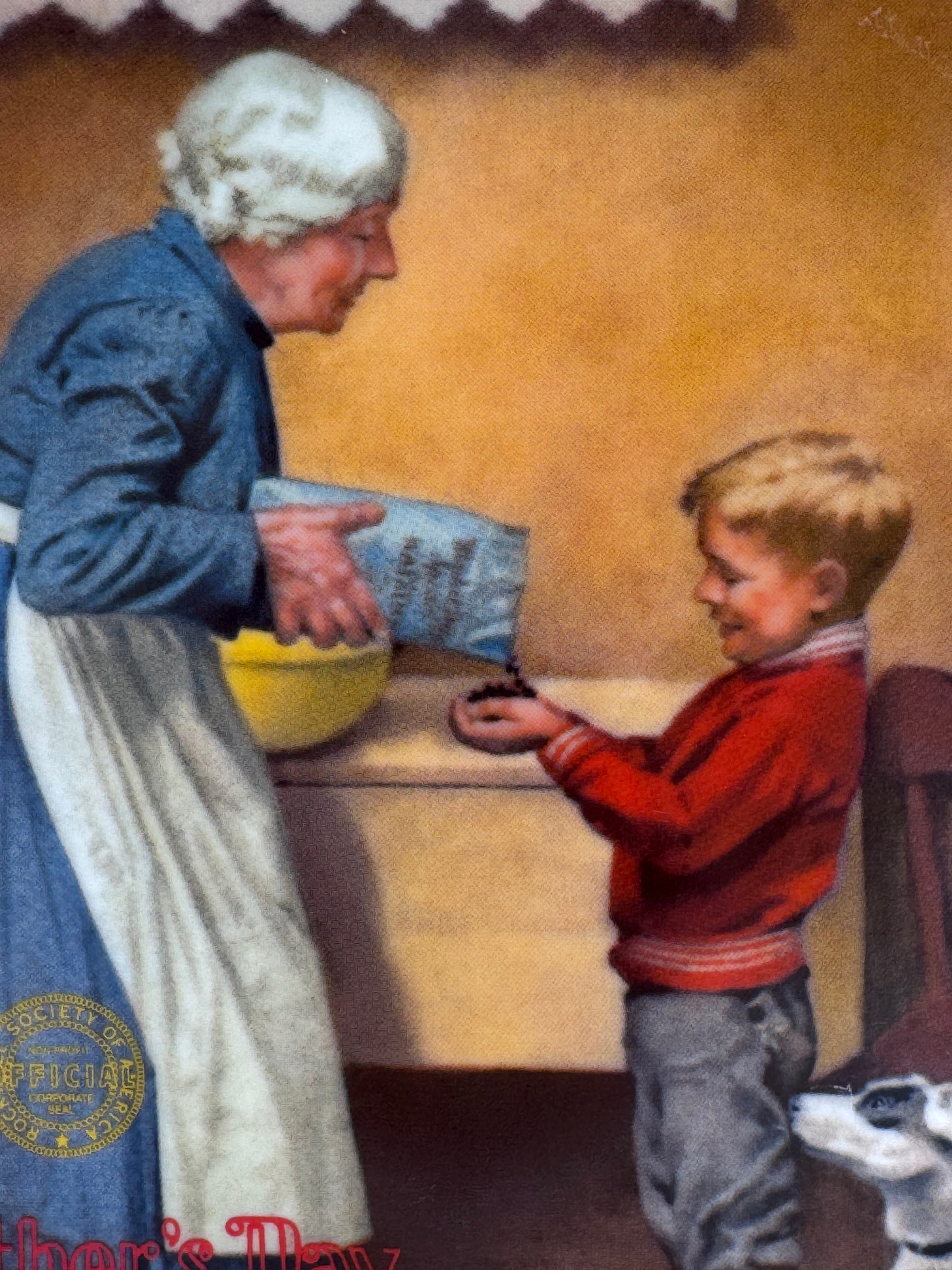 The Pantry Raid 1986 Norman Rockwell Collector Plate
