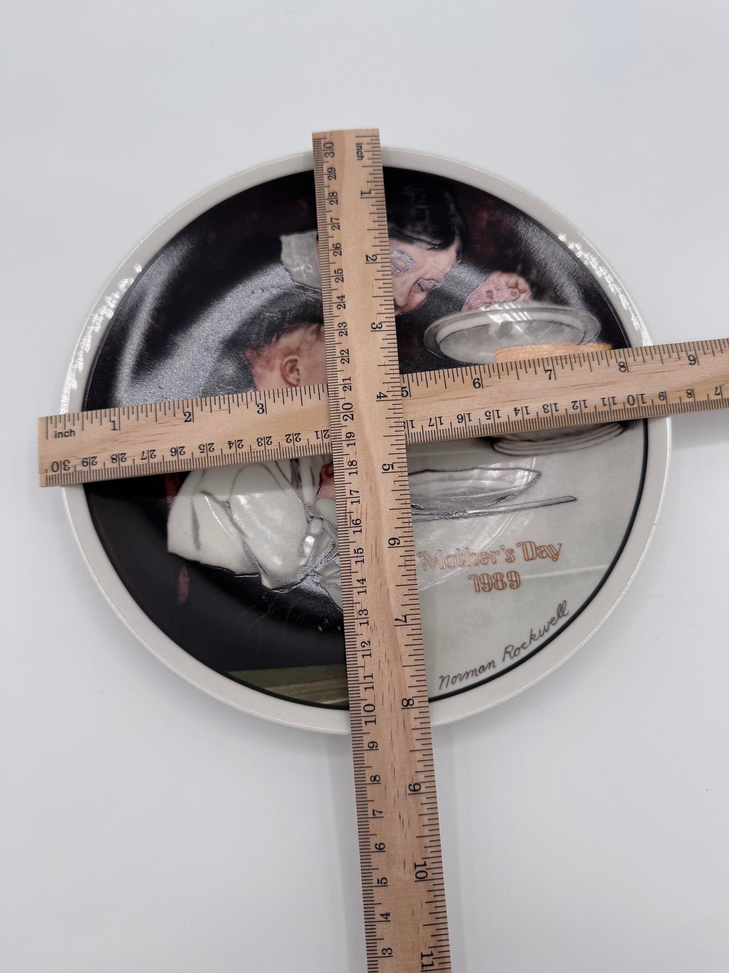 Sunday Dinner 1989 Norman Rockwell Collector Plate