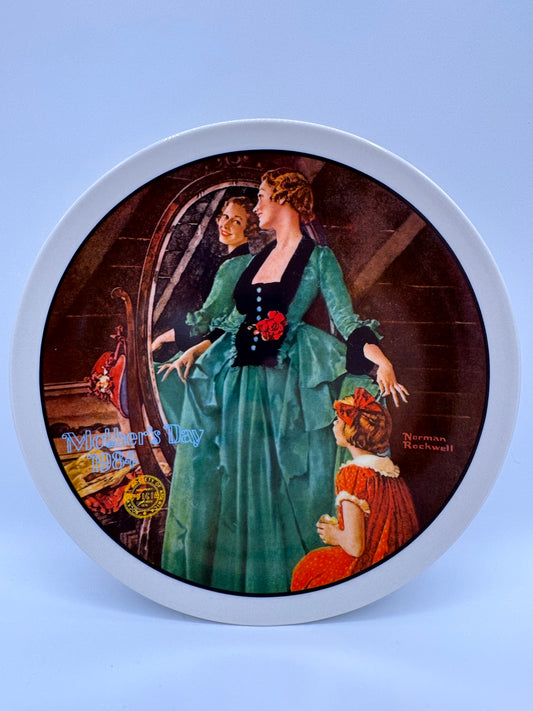Grandma’s Courting Dress 1984 Norman Rockwell Collector Plate