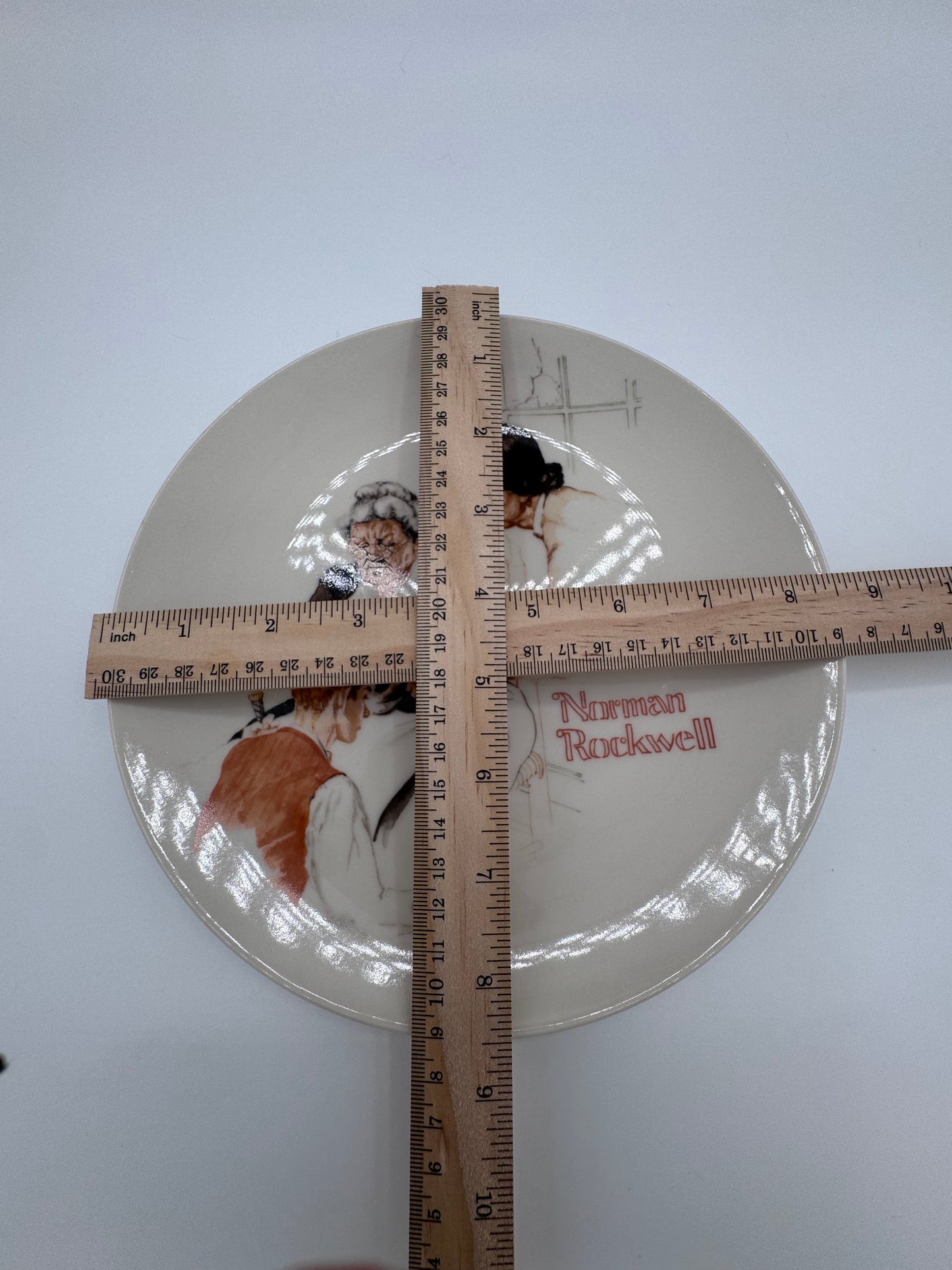 The Broken Window 1981 Norman Rockwell Collector Plate
