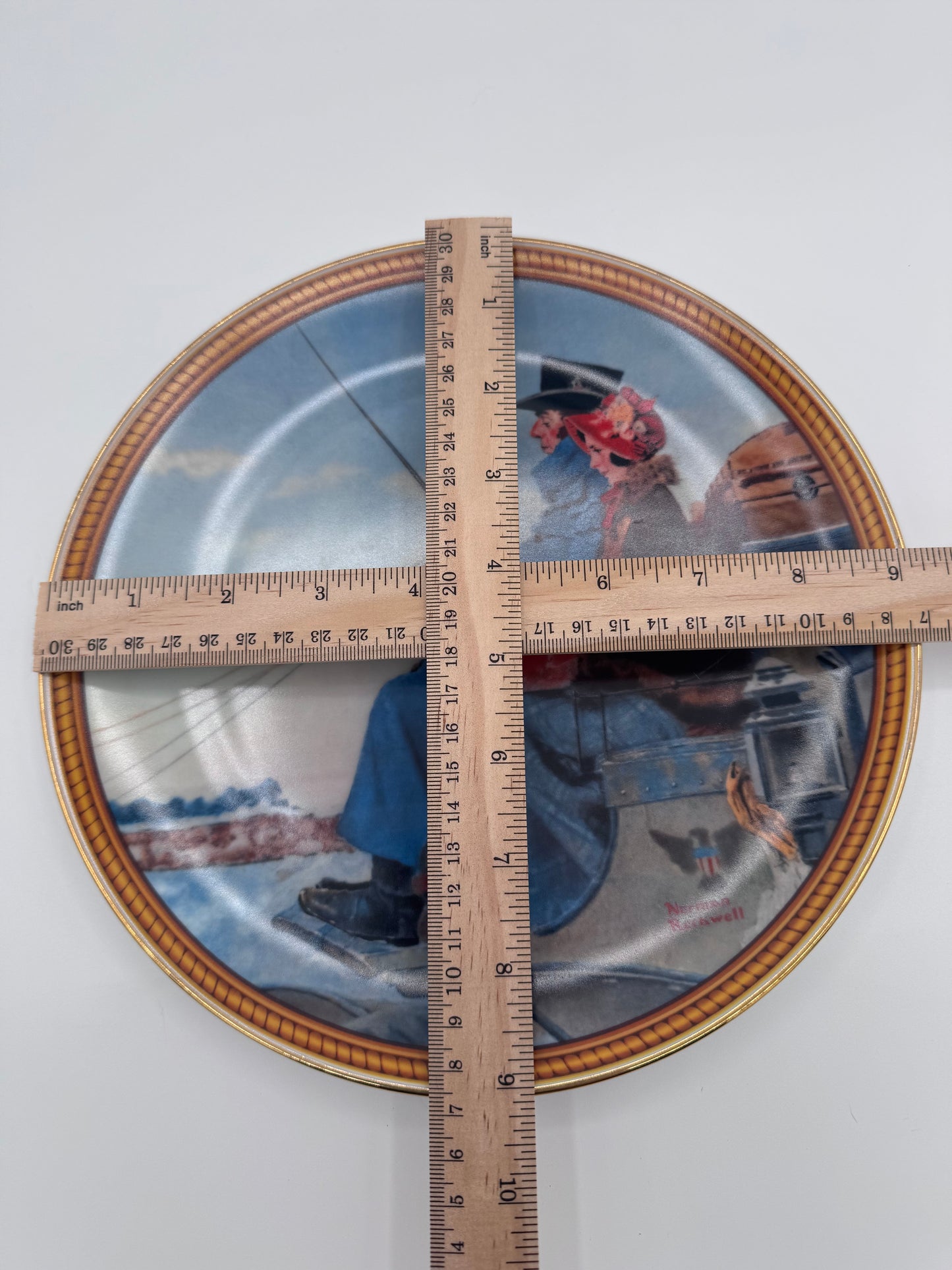 The Journey Home 1987 Norman Rockwell Collector Plate 14A LOW ISSUE Number!