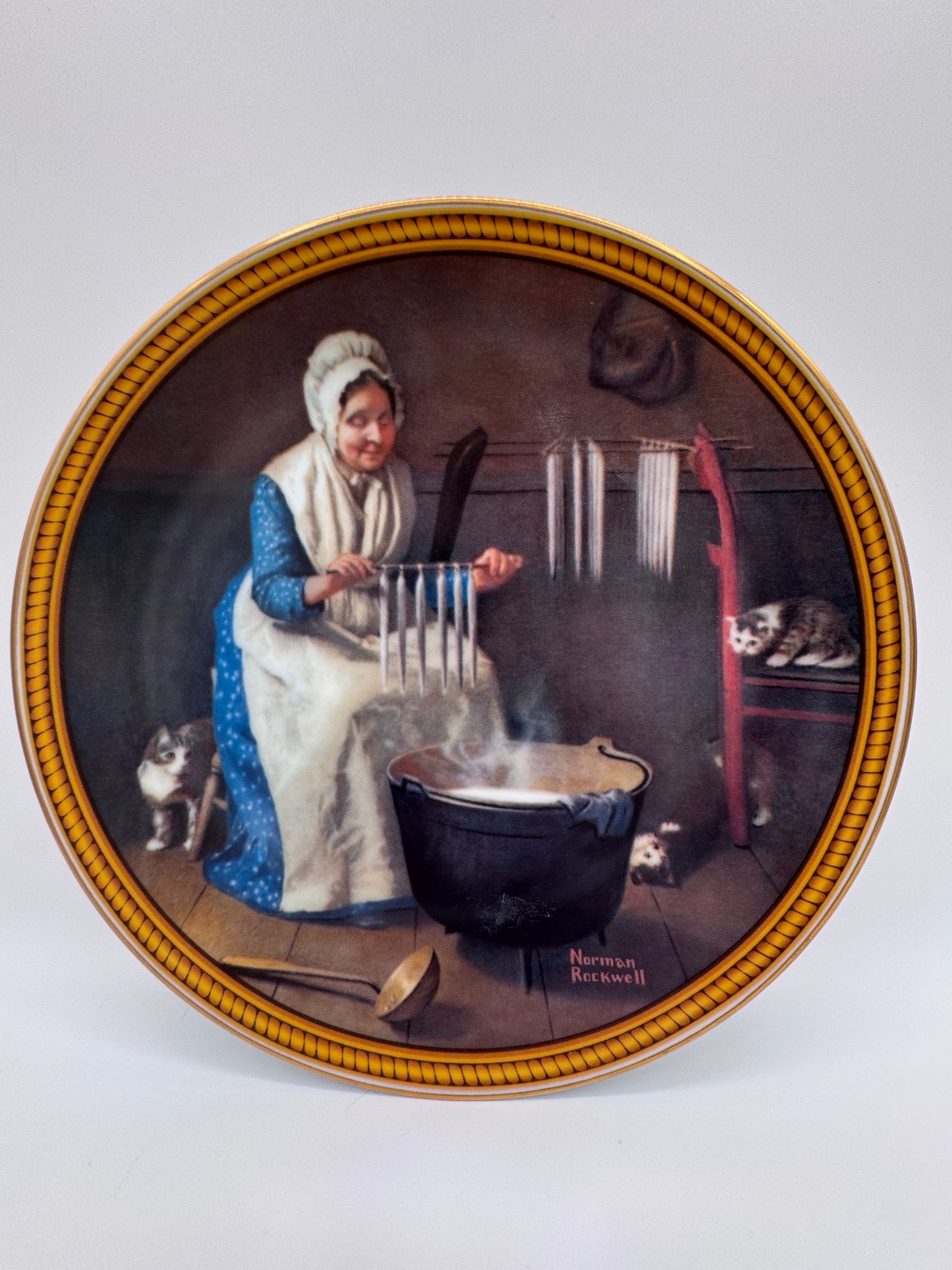 Light for the Winter 1987 Norman Rockwell Collector Plate