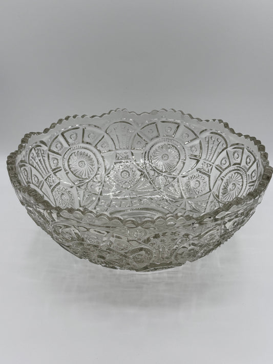 Imperial Glass Vintage 1914 Broken Arches Punch Bowl #733