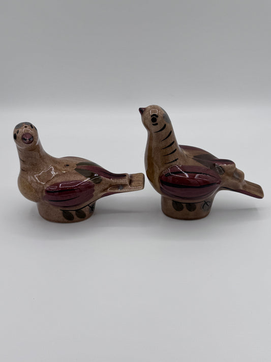 California Cleminson Mourning Doves Vintage 1950’s Salt and Pepper Shakers