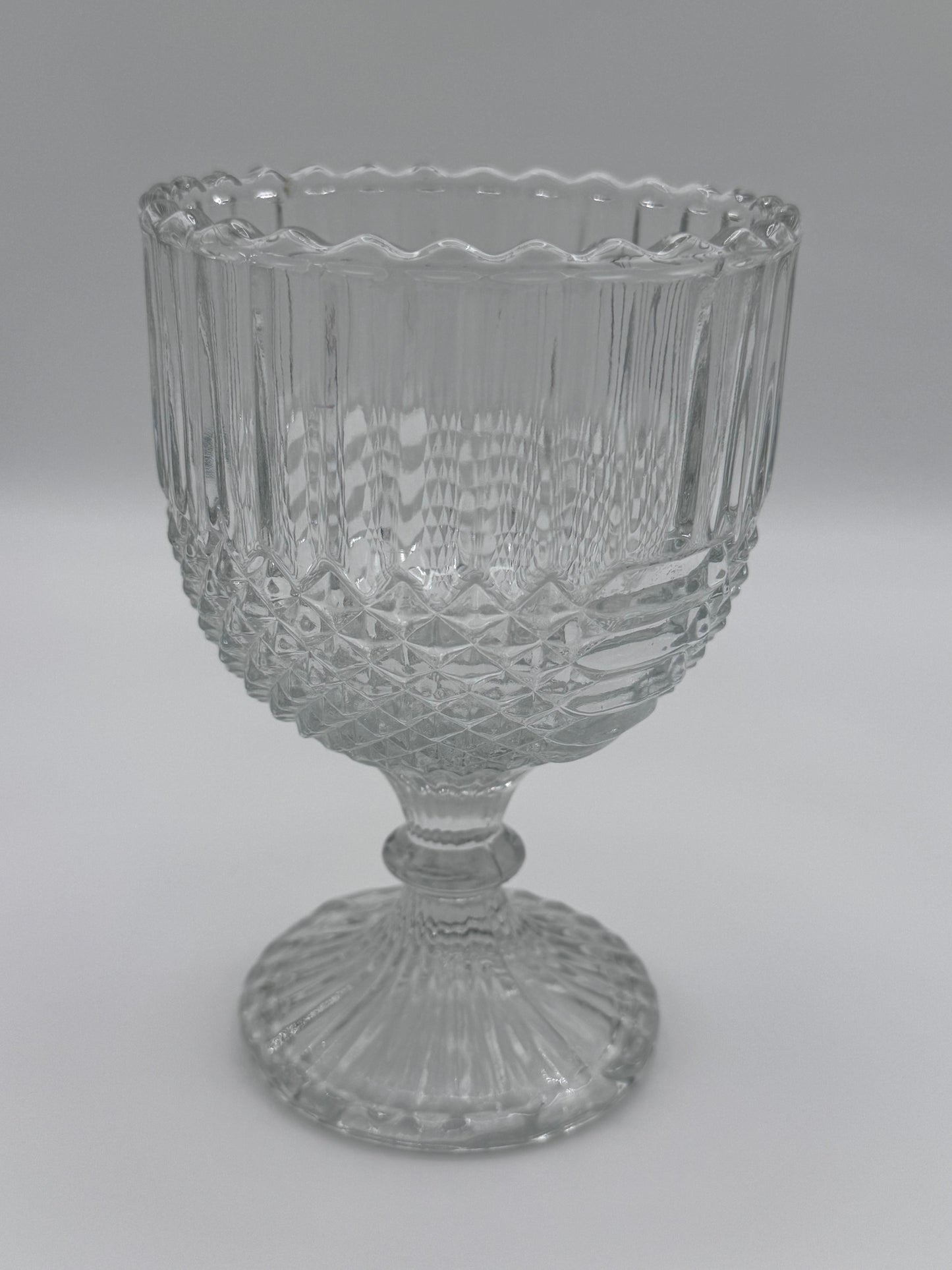 Anchor Hocking Vintage Large Water Goblets Glass Cup