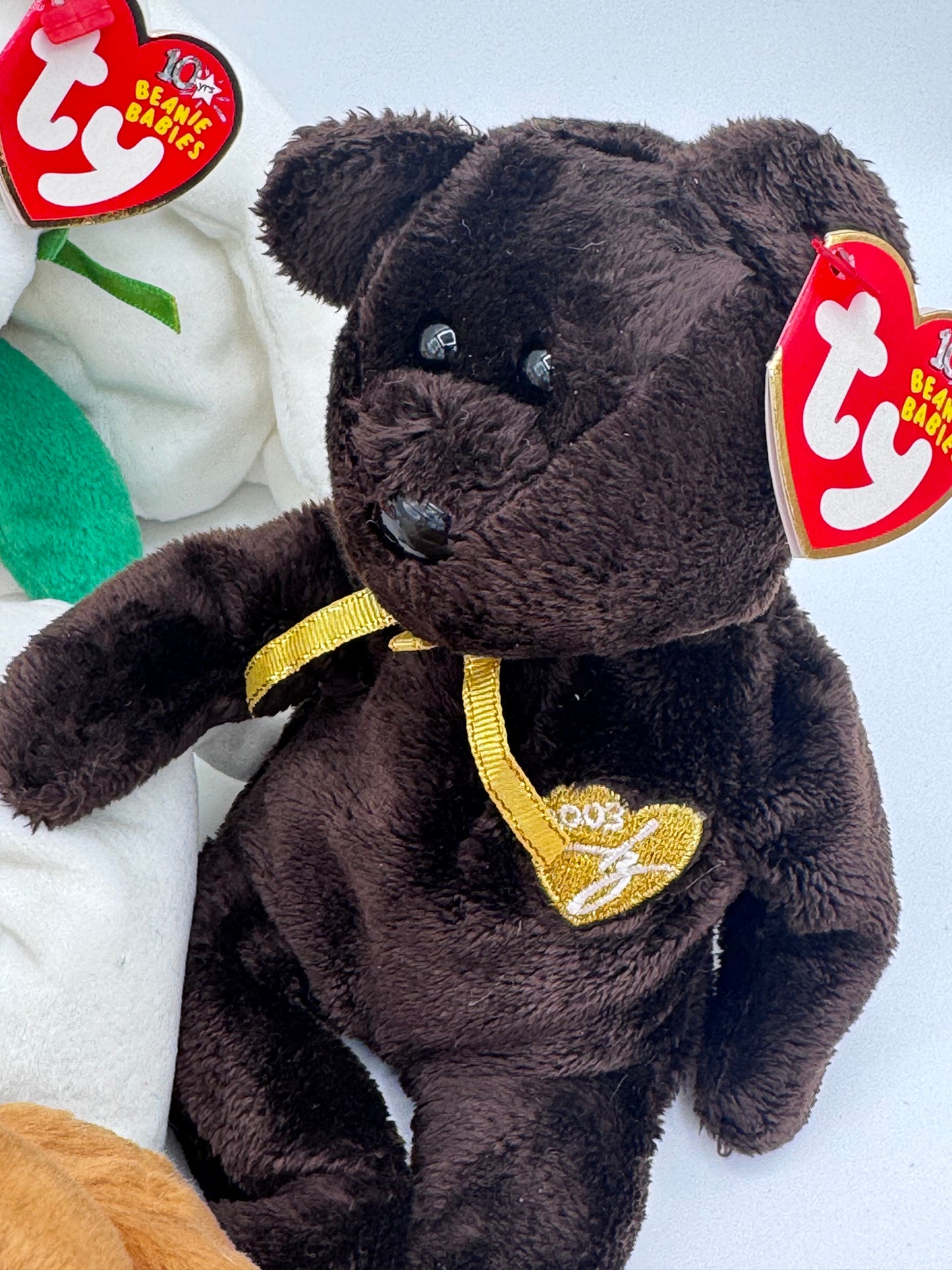 Beanie Babies TY -  Hang Tag 11th Gen & Tush Tag 13th Gen Set of 10 Babies