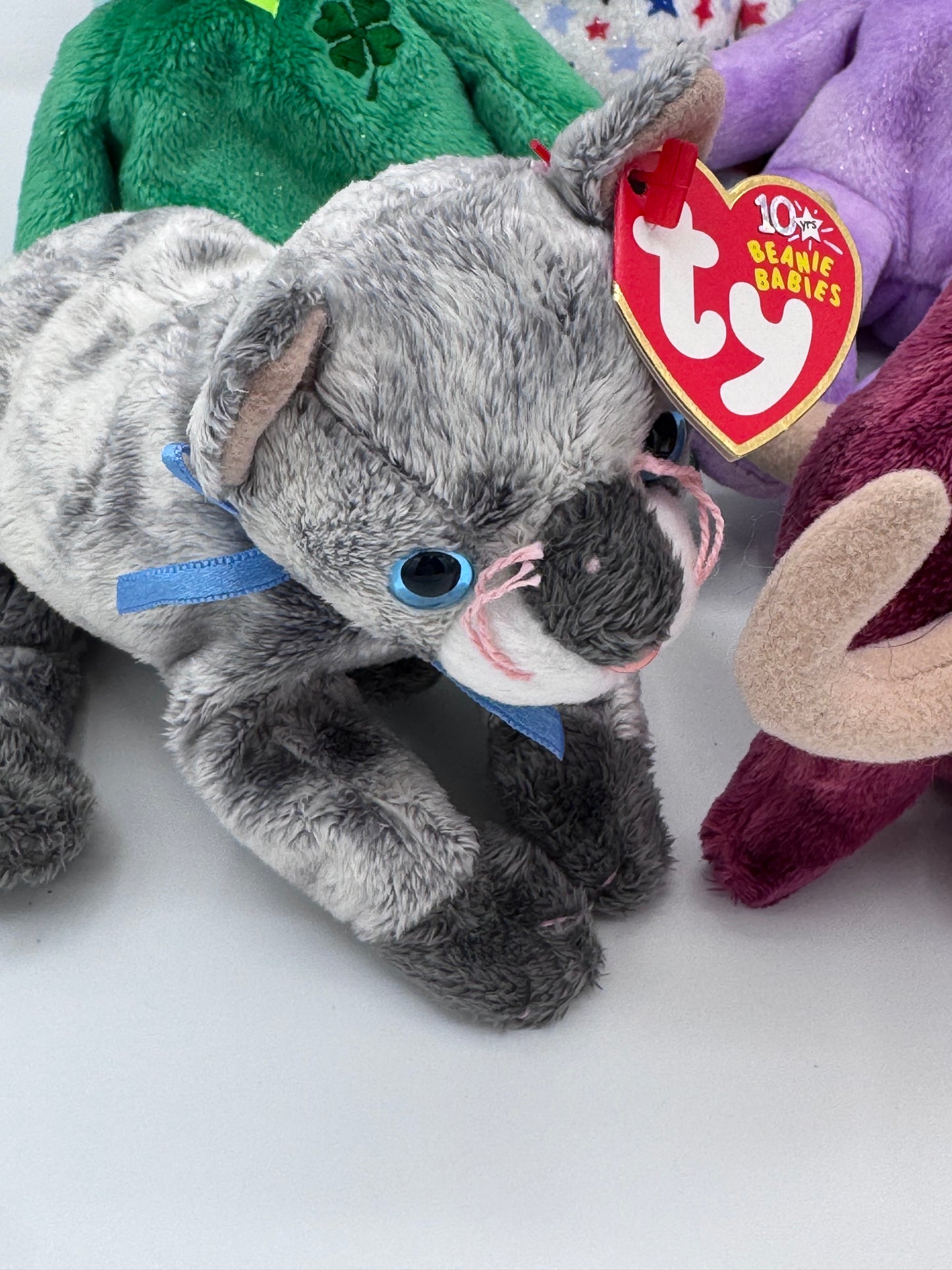 Beanie Babies TY -  Hang Tag 11th Gen & Tush Tag 12th Gen Set of 9