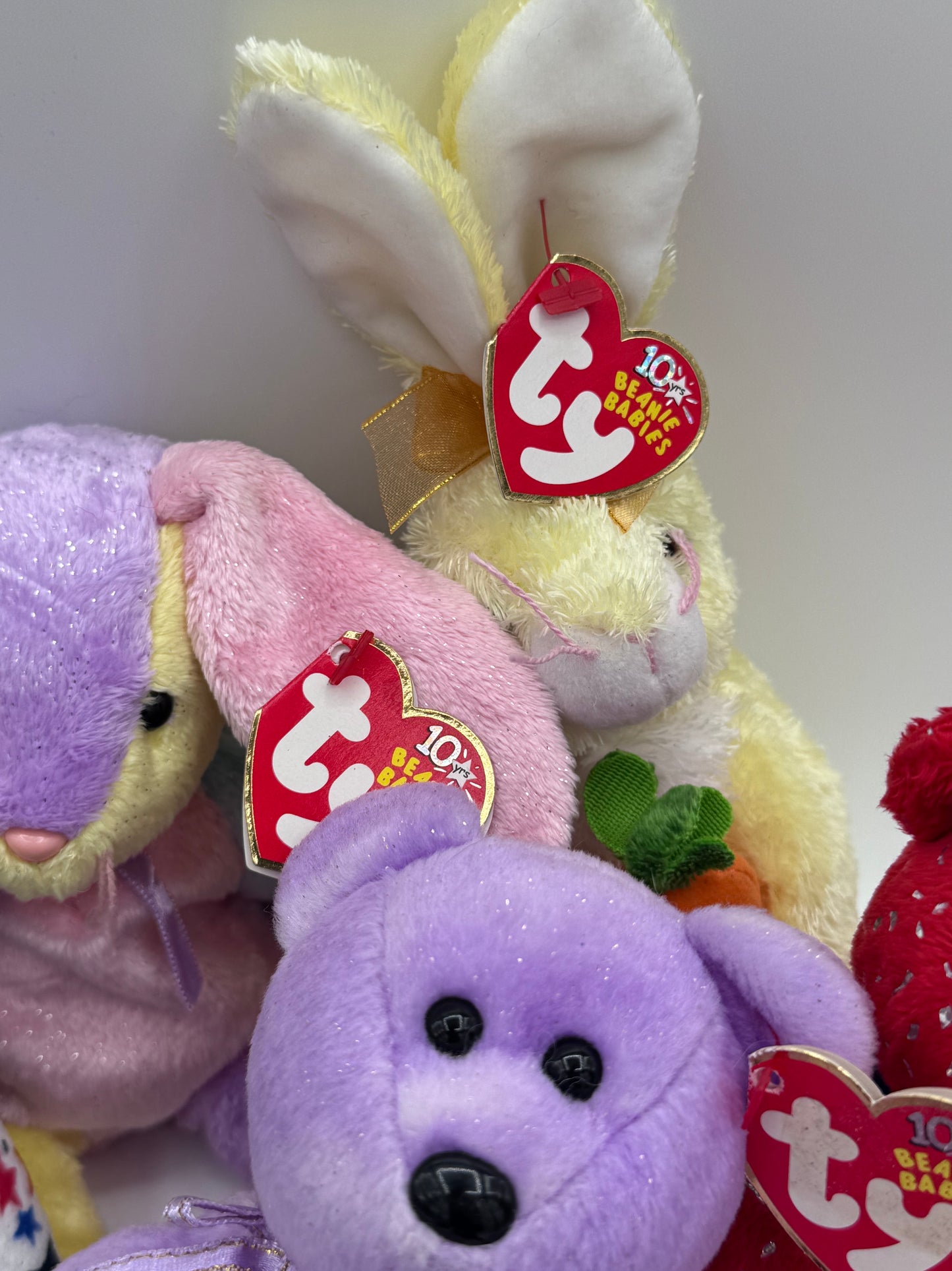 Beanie Babies TY -  Hang Tag 11th Gen & Tush Tag 12th Gen Set of 9