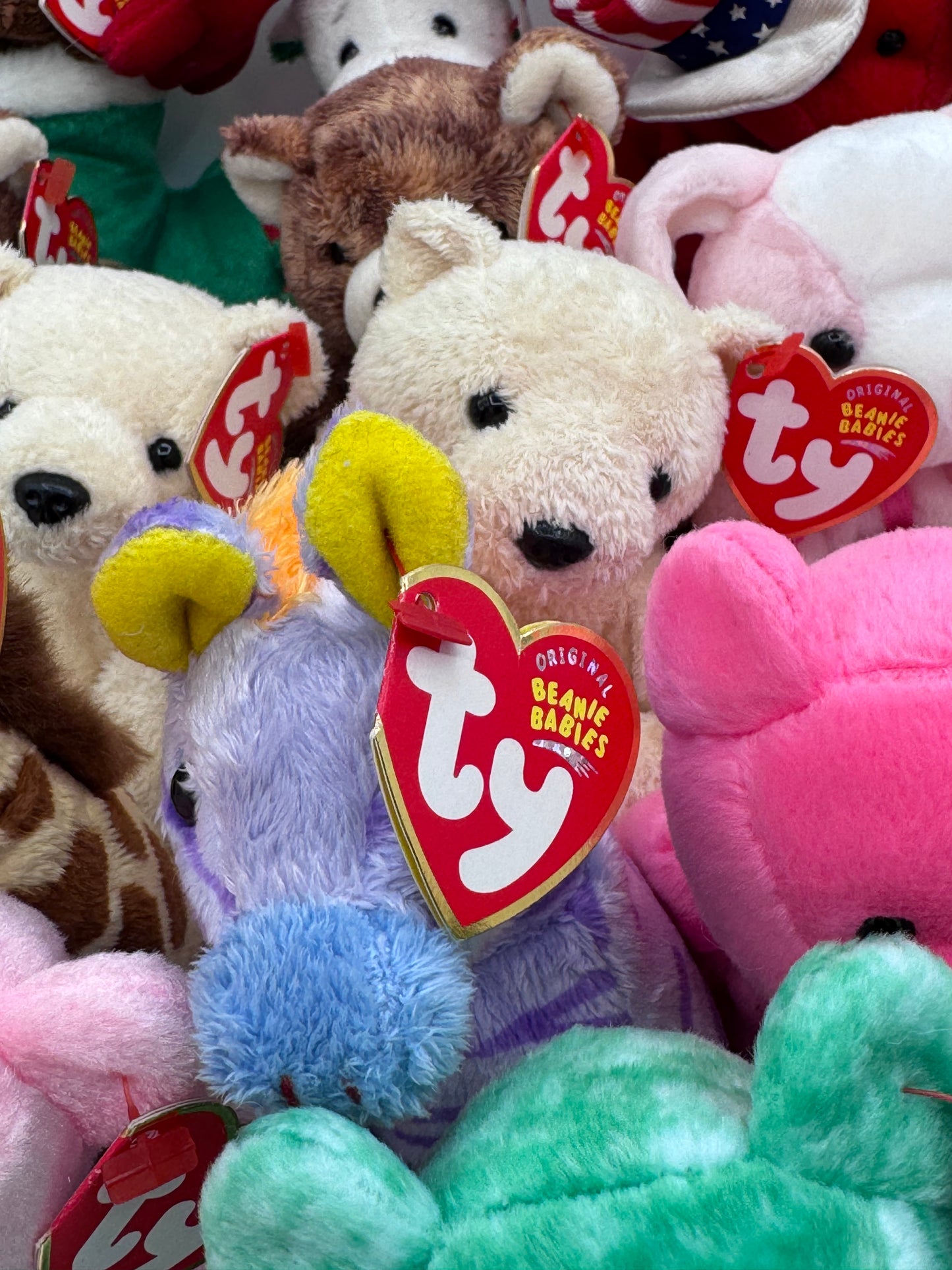 Beanie Babies TY - Hang Tag 12th Gen & Tush Tag 13th Gen Set of 17