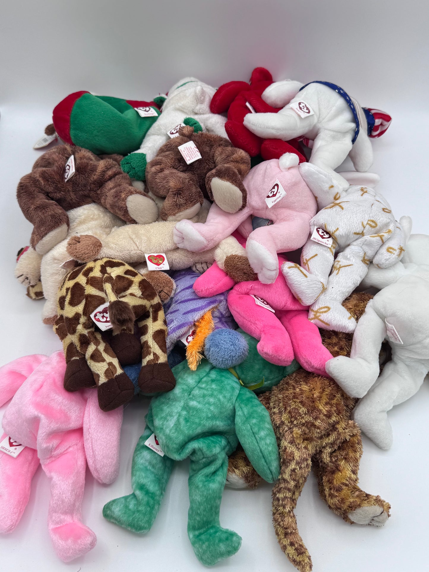 Beanie Babies TY - Hang Tag 12th Gen & Tush Tag 13th Gen Set of 17