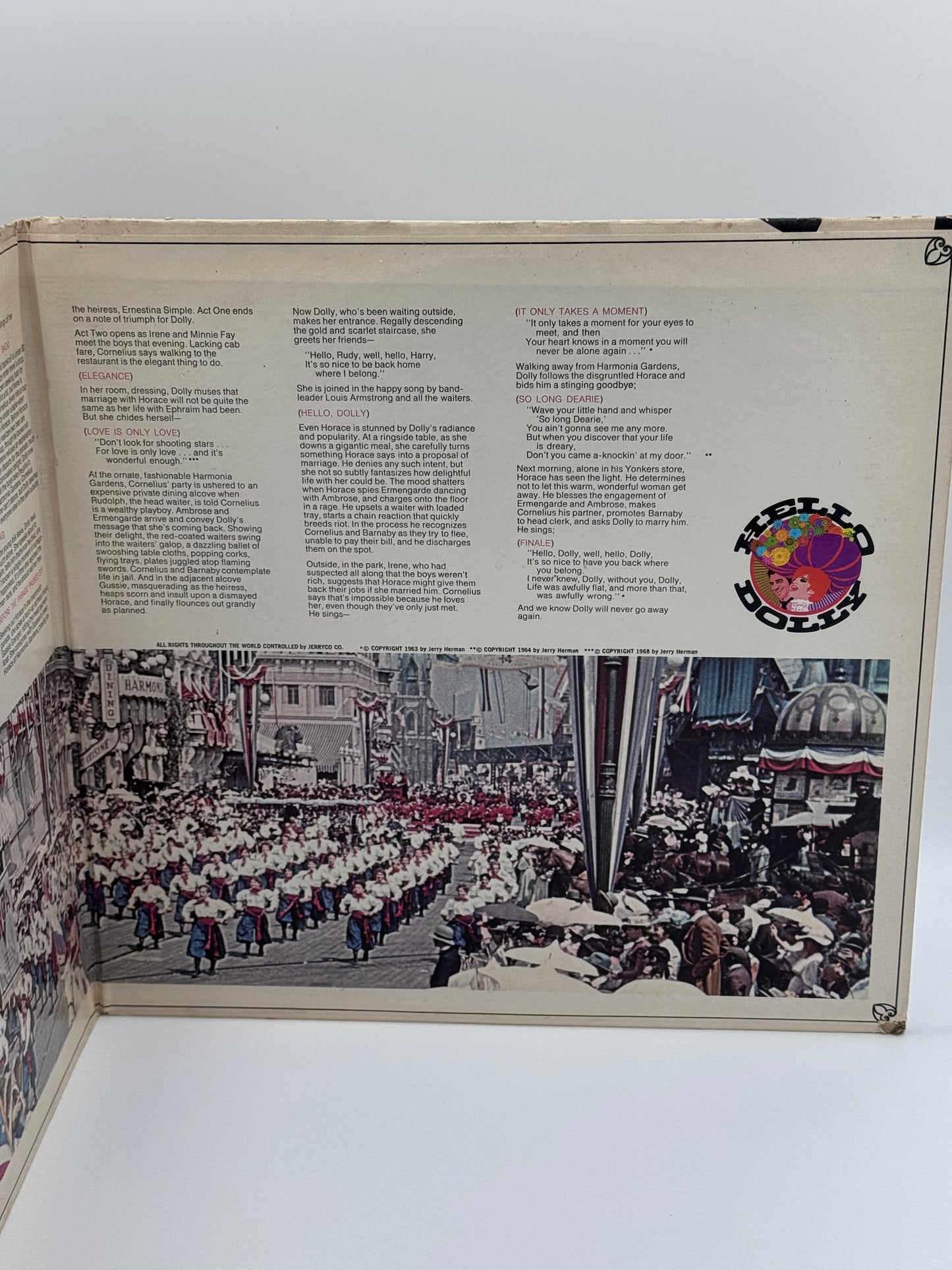Hello Dolly Original Motion Picture Sound Album 1969 Vintage Vinyl Record