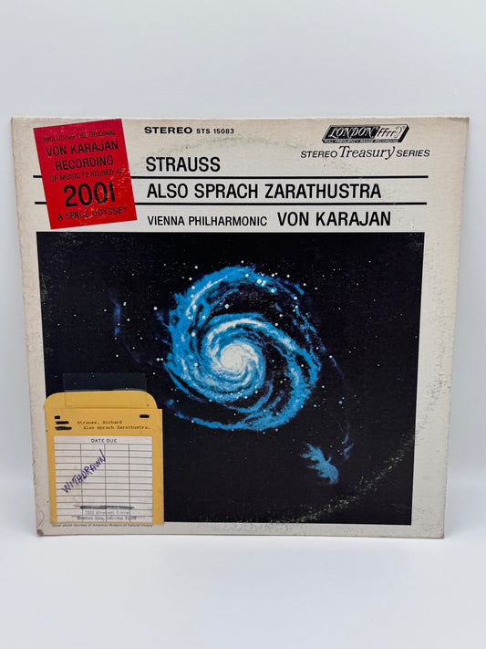 Strauss Also Sprach Zarathustra Vienna Philharmonic Orchestra OP 30 Vintage Vinyl Record 1959