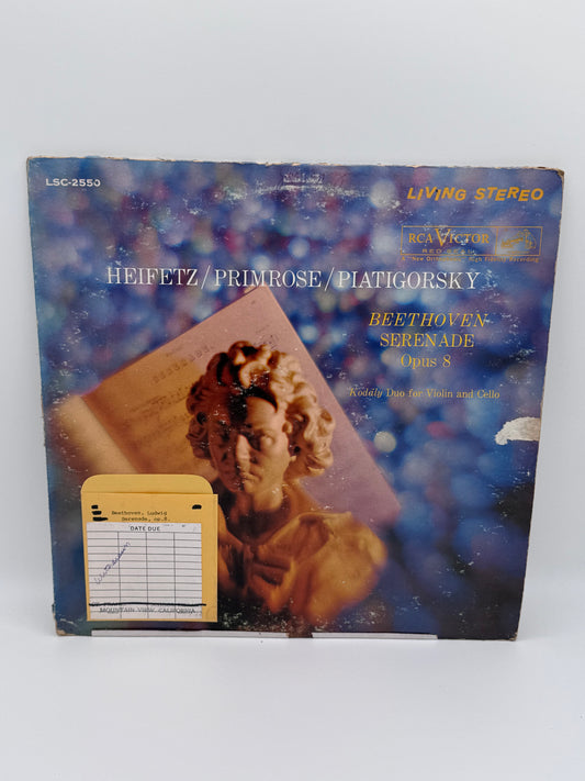 Beethoven: Serenade Opus 8 & Kodály: Duo for Violin and Cello 1961 Vintage Vinyl Record