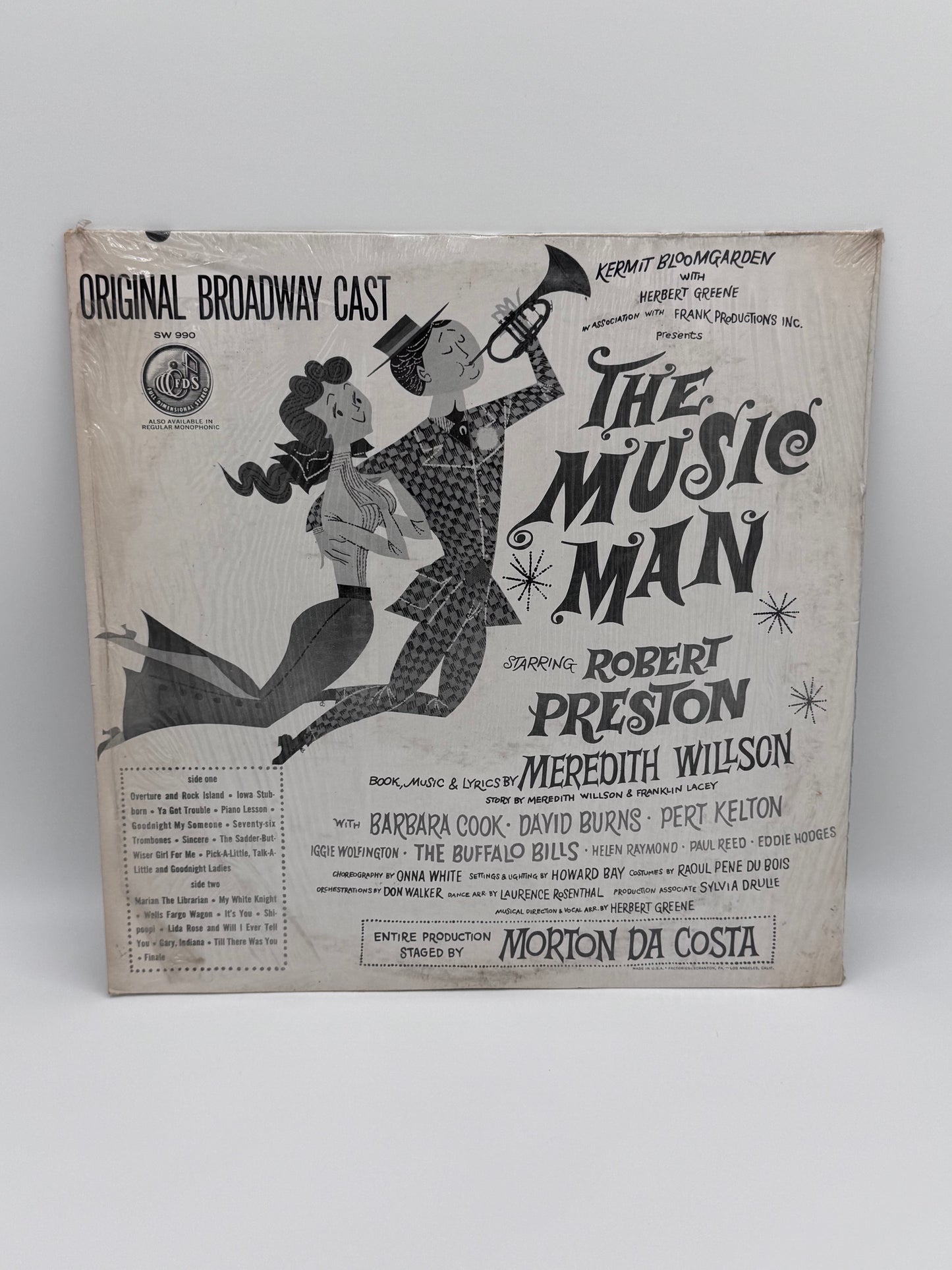 The Music Man Meredith Wilson Musical 1957 Vintage Vinyl Record