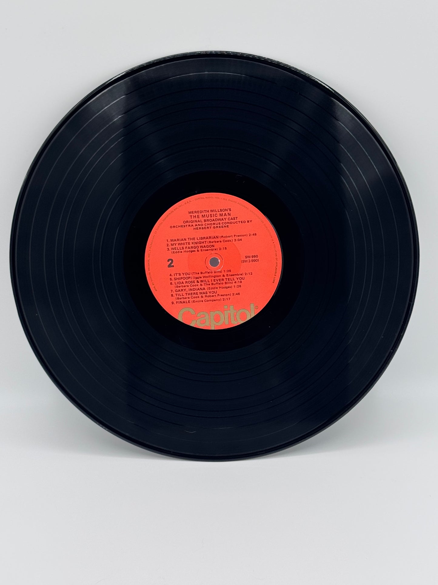 The Music Man Meredith Wilson Musical 1957 Vintage Vinyl Record