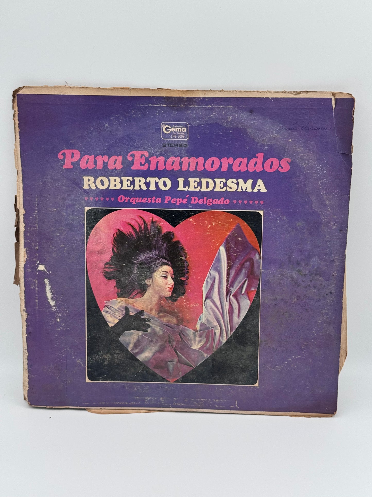 Para Enamorados Roberto Ledesma with Orquesta Pepé Delgado 2000 Vintage Vinyl Record