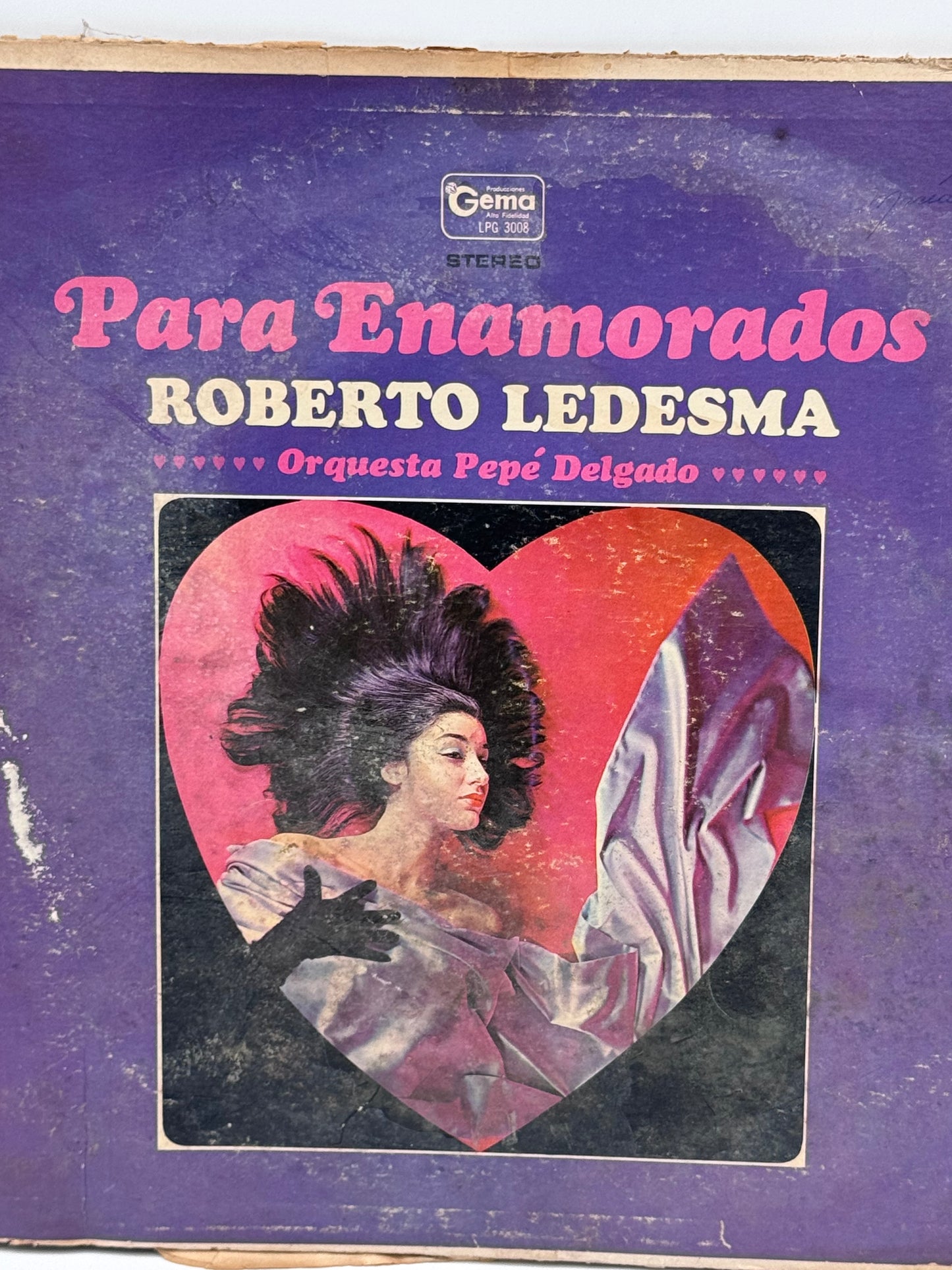 Para Enamorados Roberto Ledesma with Orquesta Pepé Delgado 2000 Vintage Vinyl Record