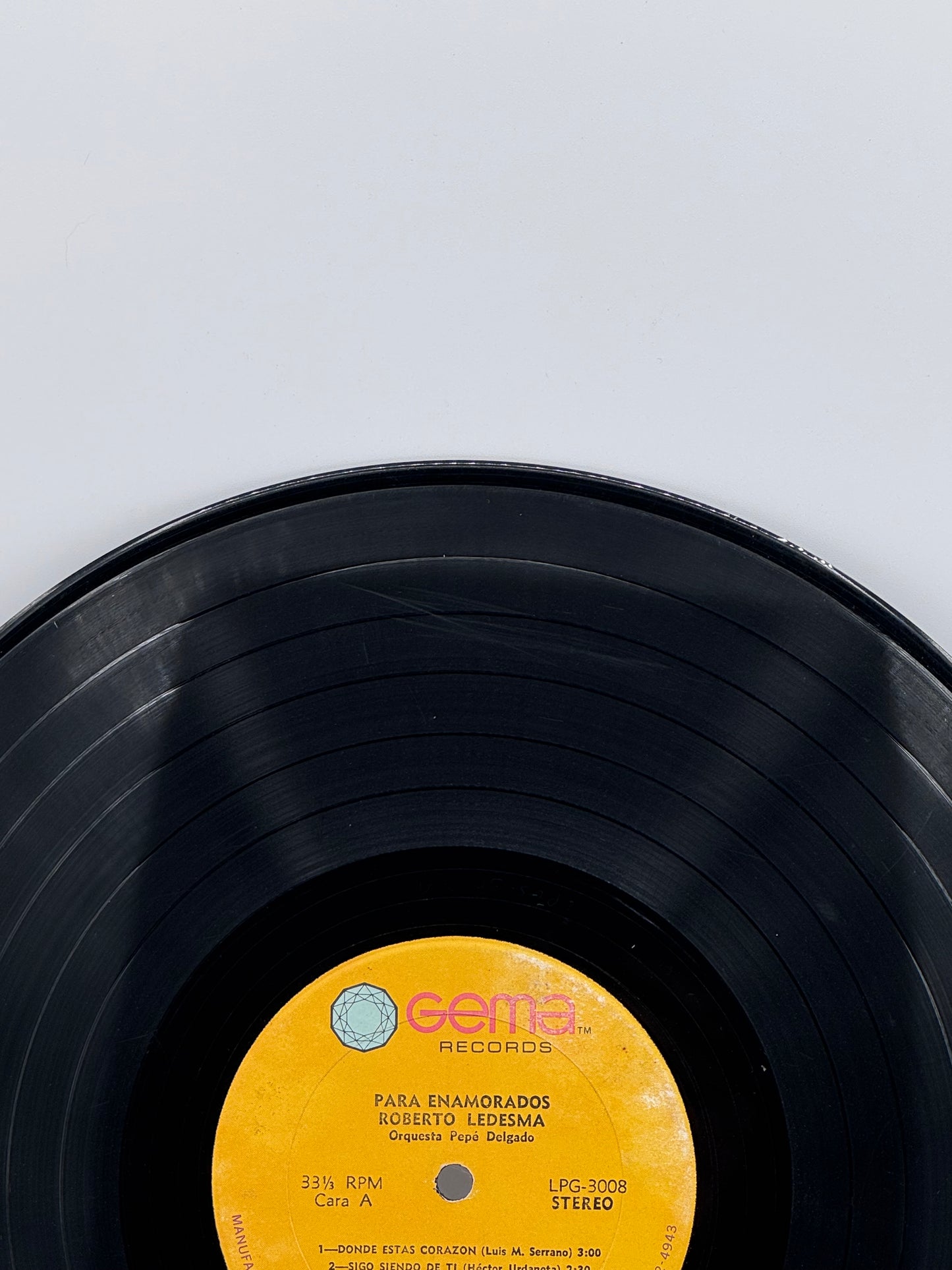 Para Enamorados Roberto Ledesma with Orquesta Pepé Delgado 2000 Vintage Vinyl Record