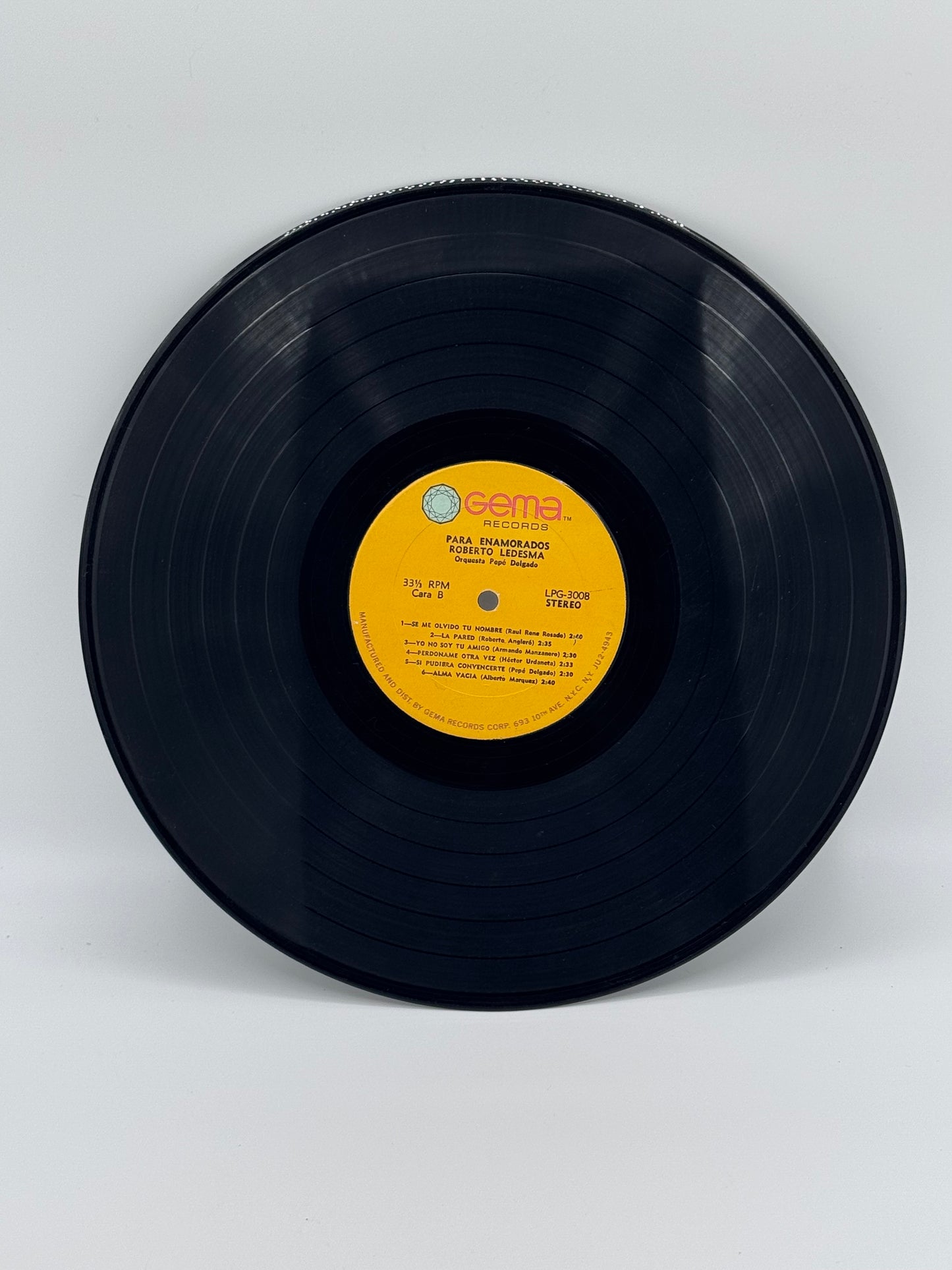 Para Enamorados Roberto Ledesma with Orquesta Pepé Delgado 2000 Vintage Vinyl Record