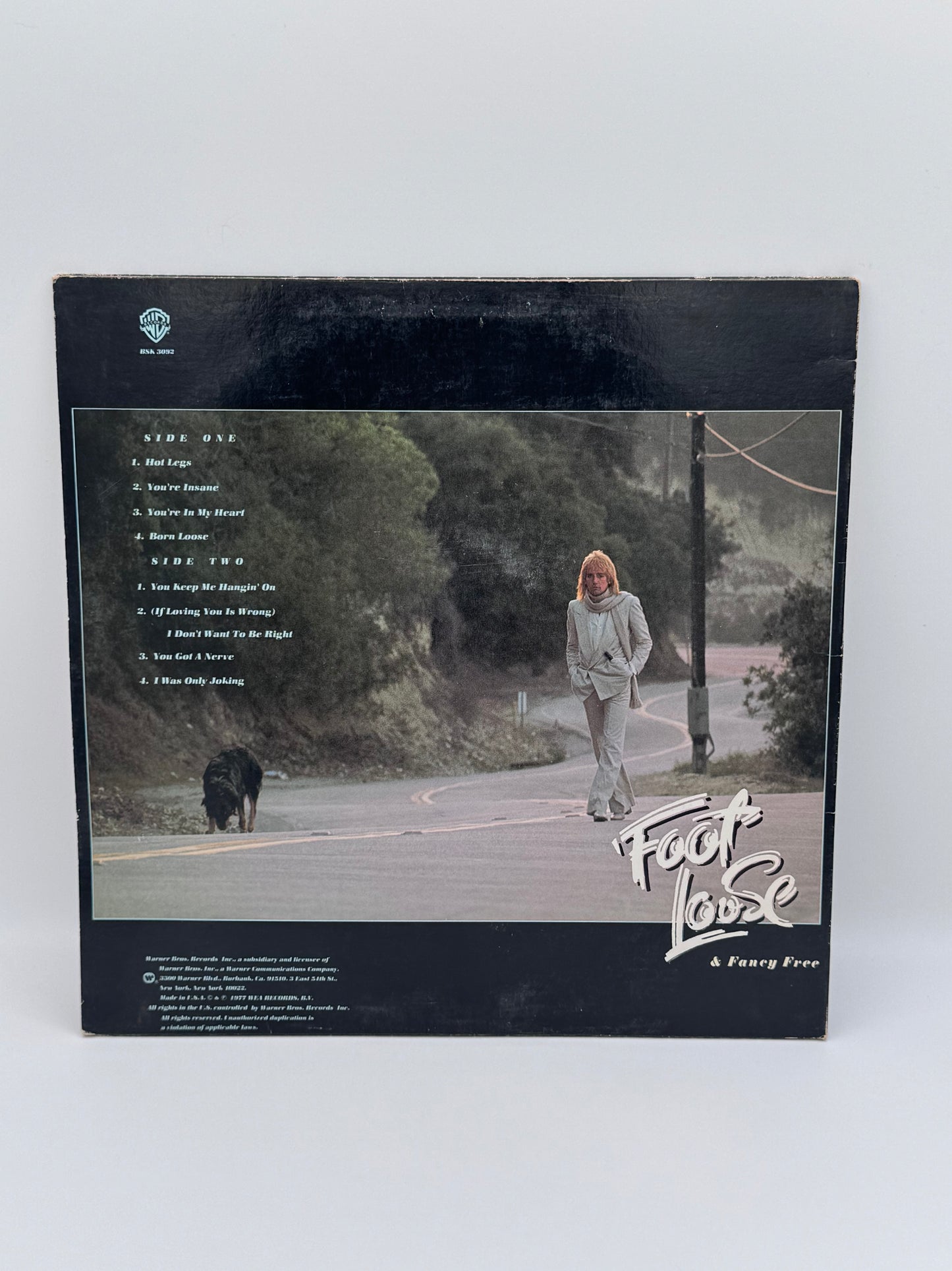 Foot Loose Fancy Free Rod Stewart 1977 Vintage Vinyl Record