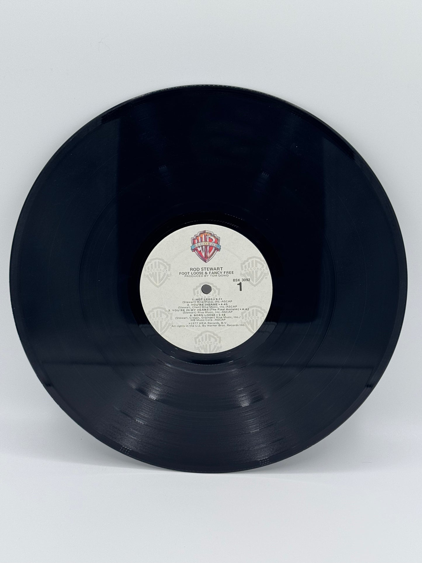 Foot Loose Fancy Free Rod Stewart 1977 Vintage Vinyl Record