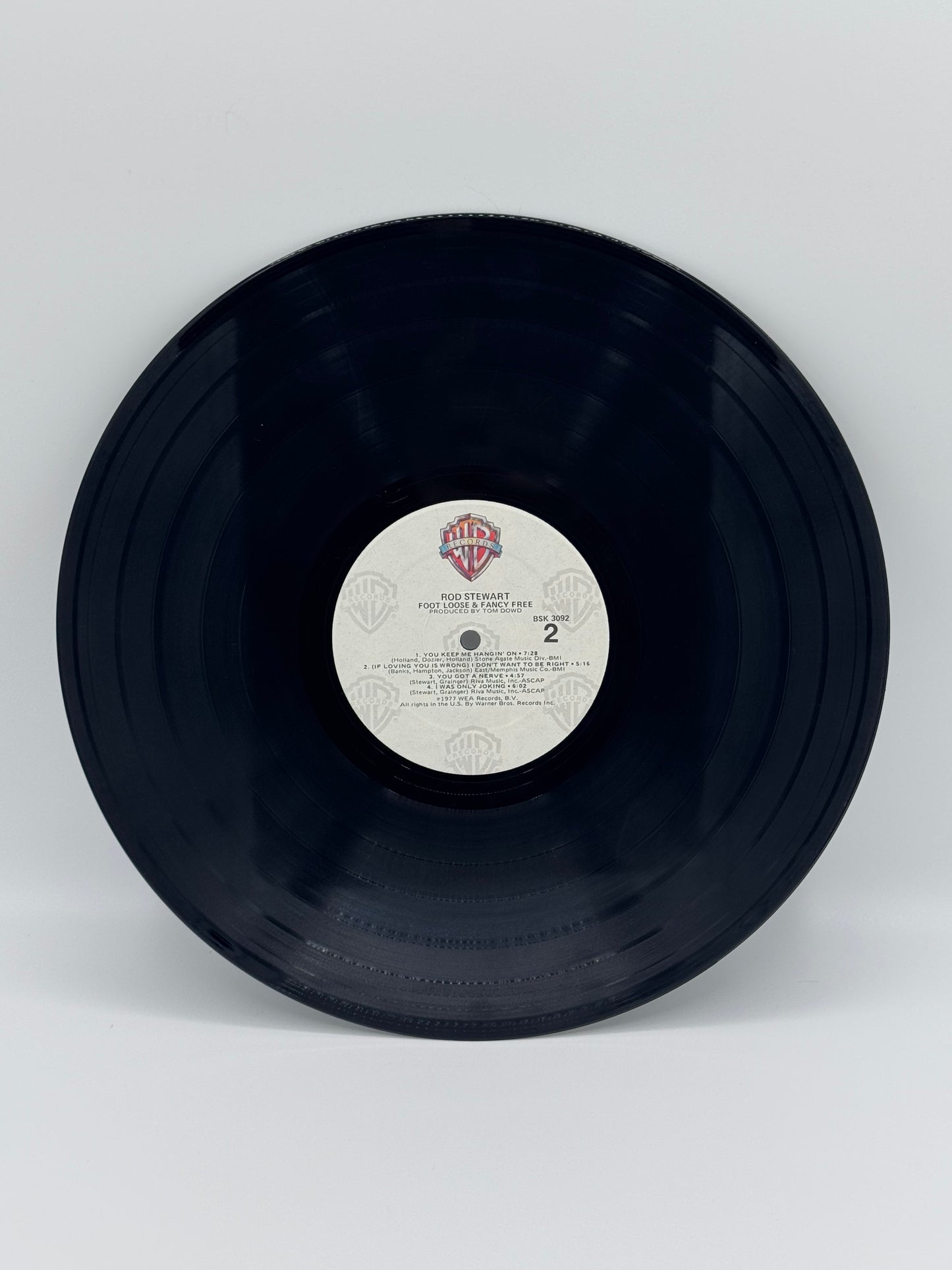 Foot Loose Fancy Free Rod Stewart 1977 Vintage Vinyl Record