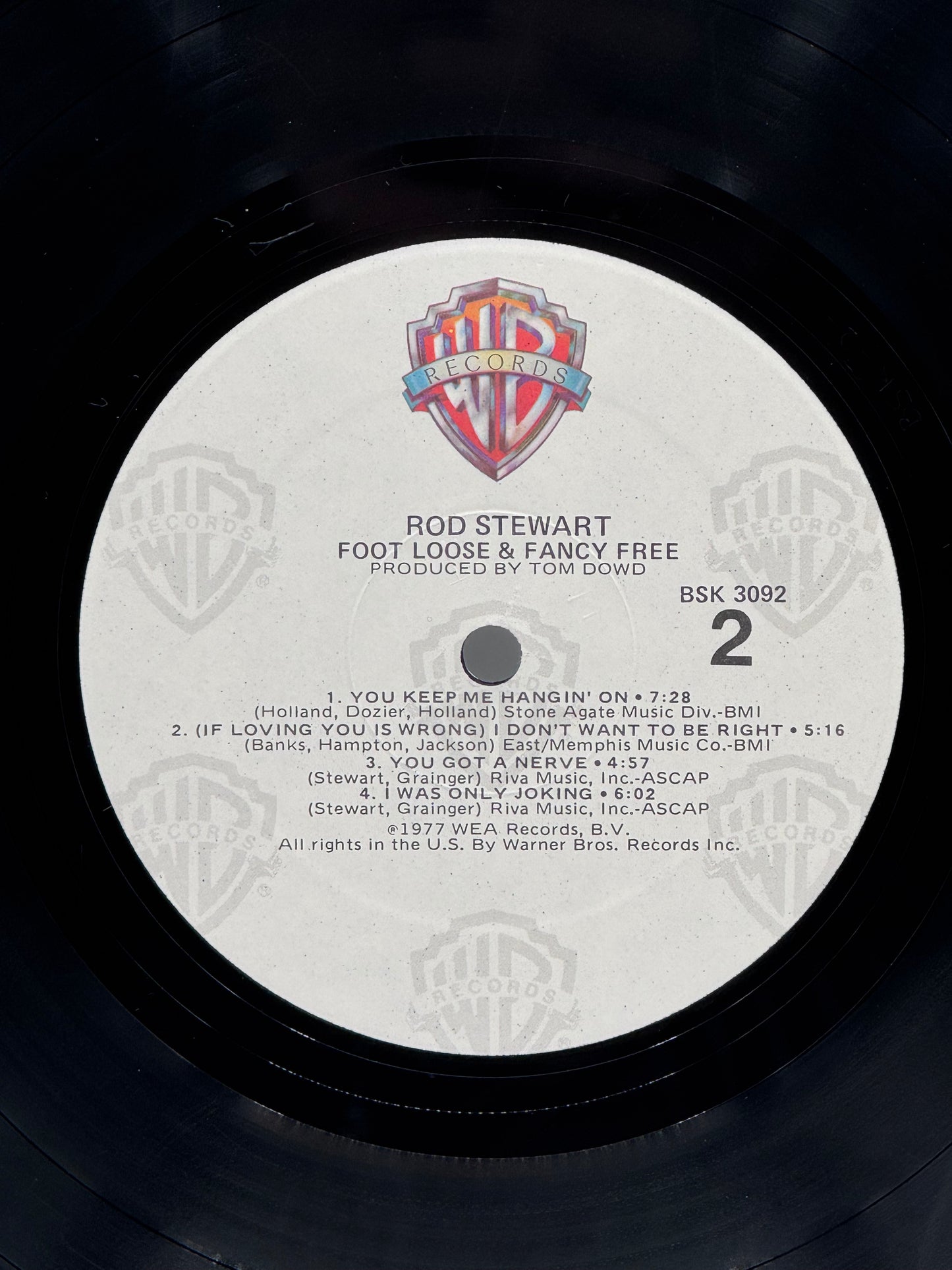 Foot Loose Fancy Free Rod Stewart 1977 Vintage Vinyl Record