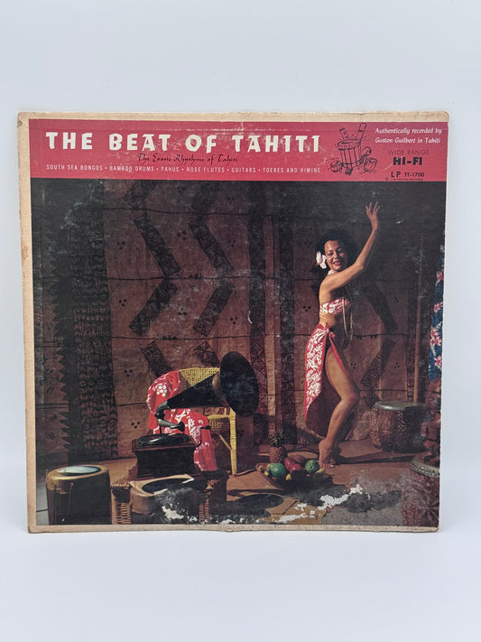 Gaston Guilbert The Beat Of Tahiti 1957 Vintage Vinyl Record