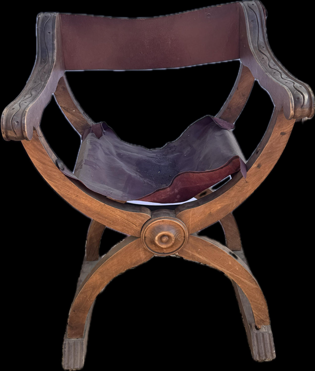 Savonarola Vintage Restorable Retired The Stewarts Dry Goods Co. Armchair