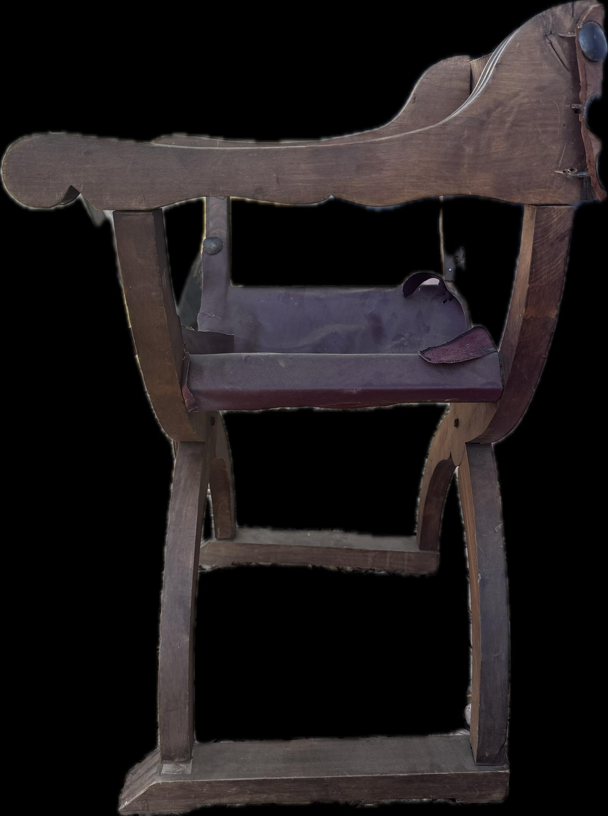 Savonarola Vintage Restorable Retired The Stewarts Dry Goods Co. Armchair